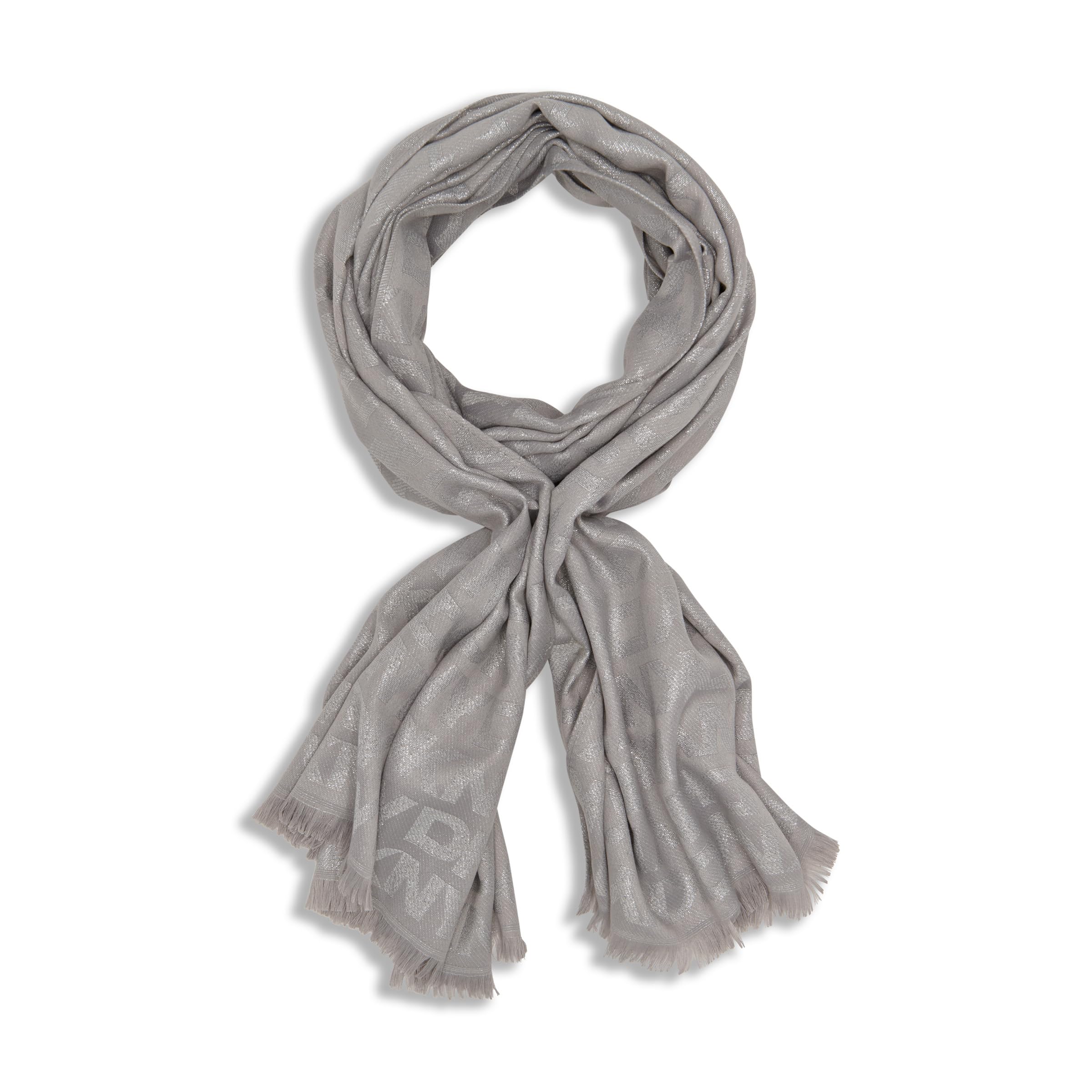 

                                                    DKNY Women's Accessories Scarf, Grey, One Size