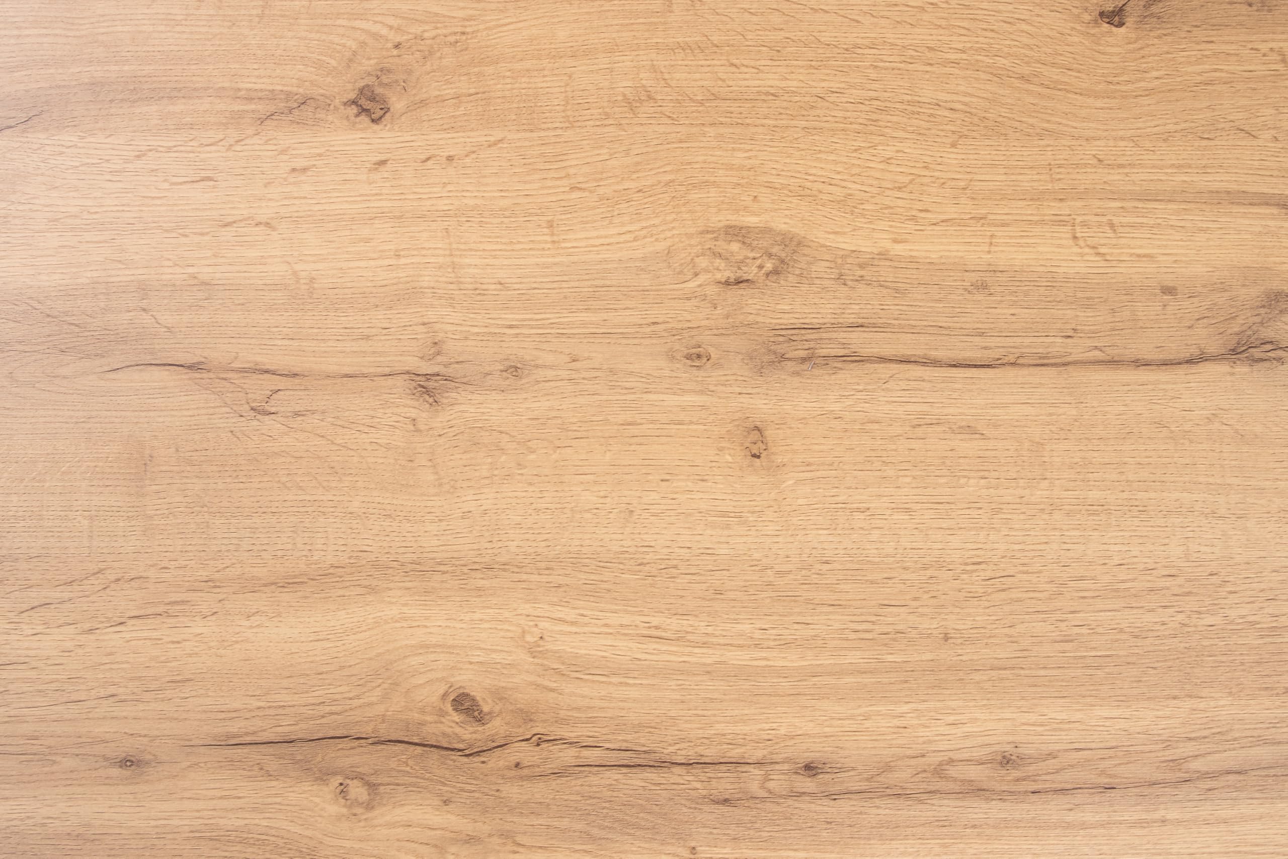 SAM Tischplatte Joan | 120 x 70 cm eckig | Holz | Farbe: Eiche | Baumkante | Holzplatte für Küche & Café