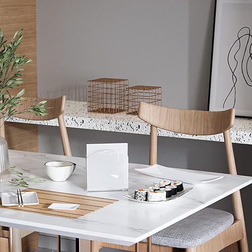 Miniatura 8 de PITBVO Portaservilletas, Paquete de 2 Portaservilletas de Acrílico Transparente para Mesa, Portaservilletas para Servilletas de Cóctel de Papel para