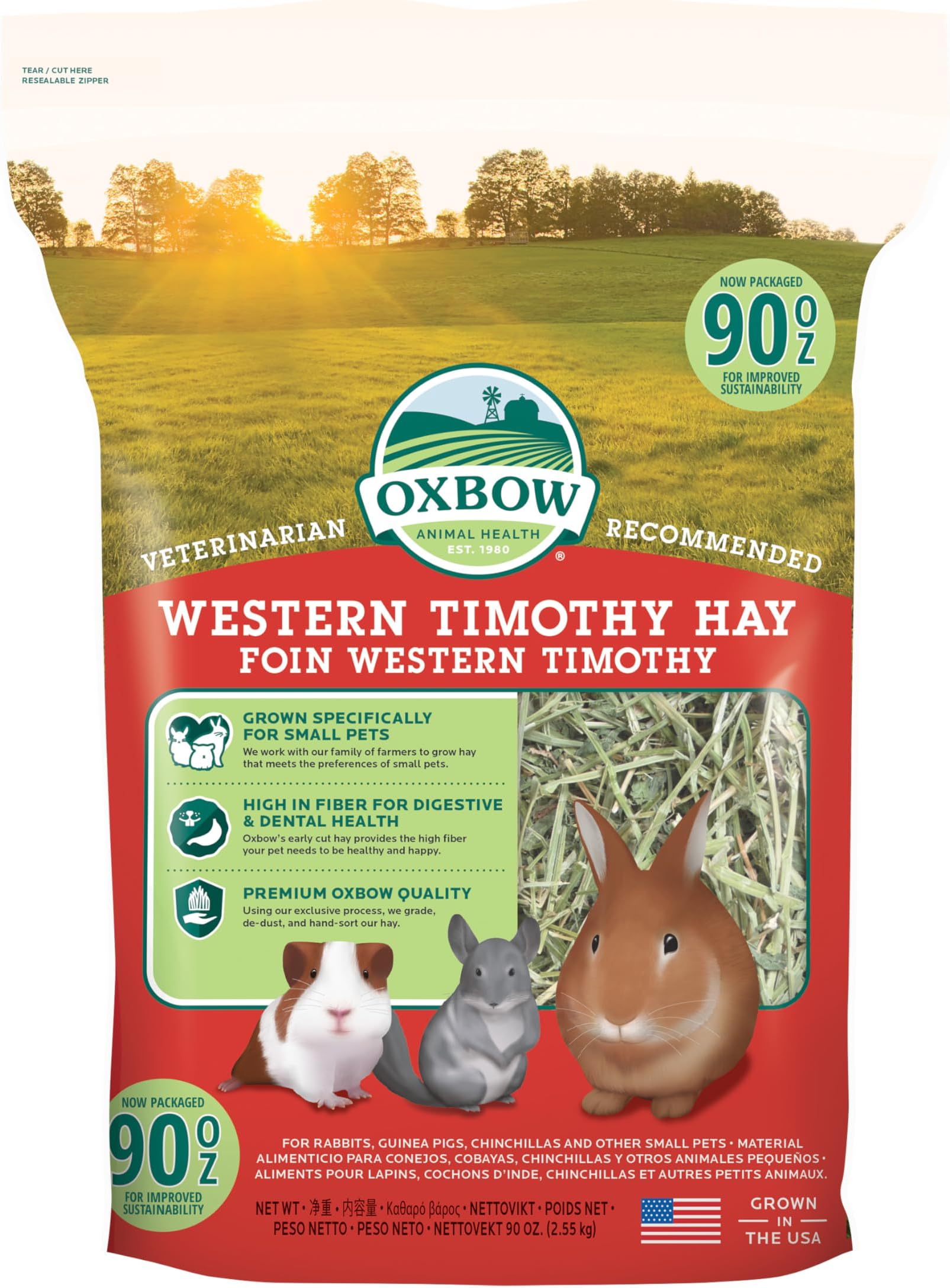Animal Health Western Timothy Hay 2.55kg