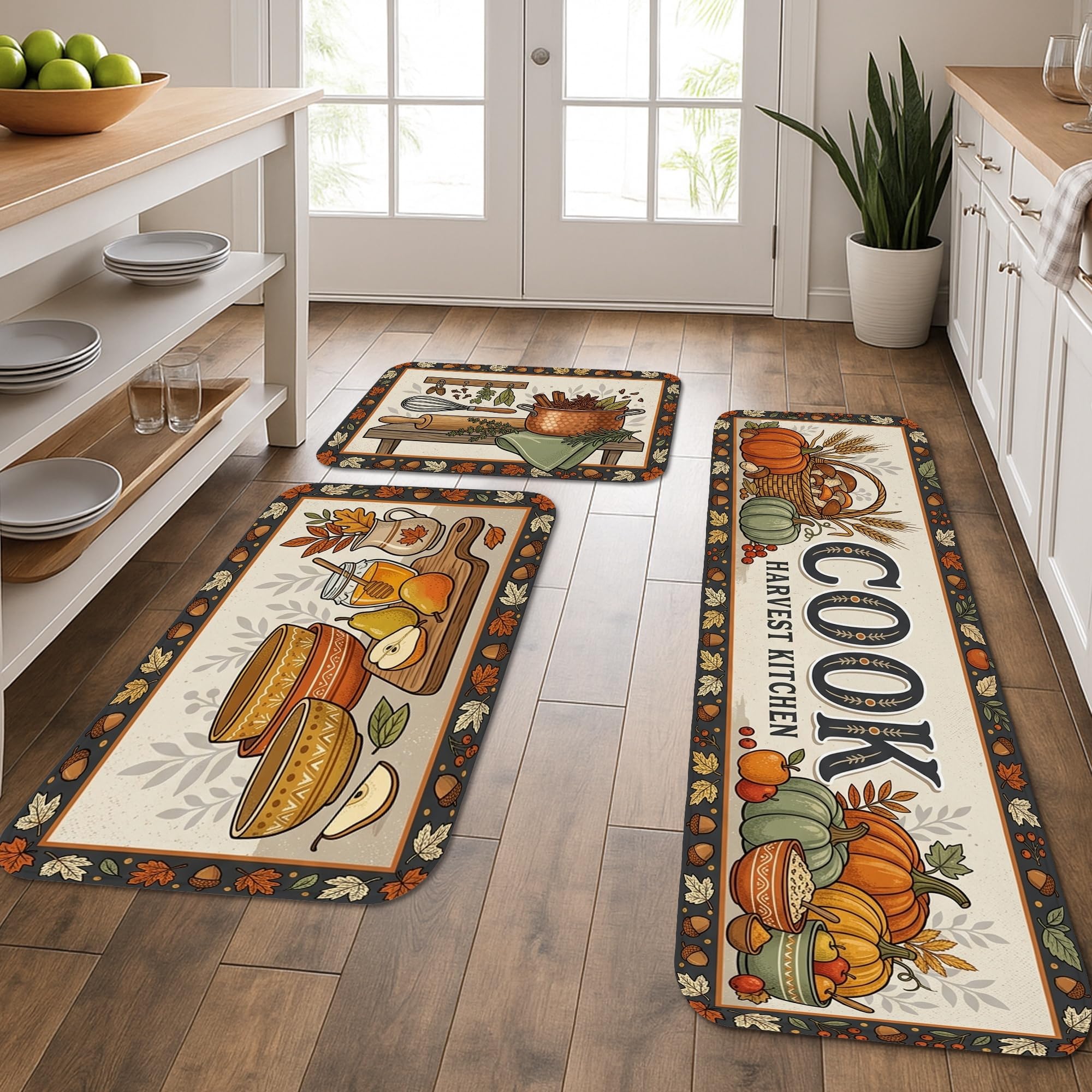 Tapis de cuisine citrouilles confortables pour soulager vos pieds