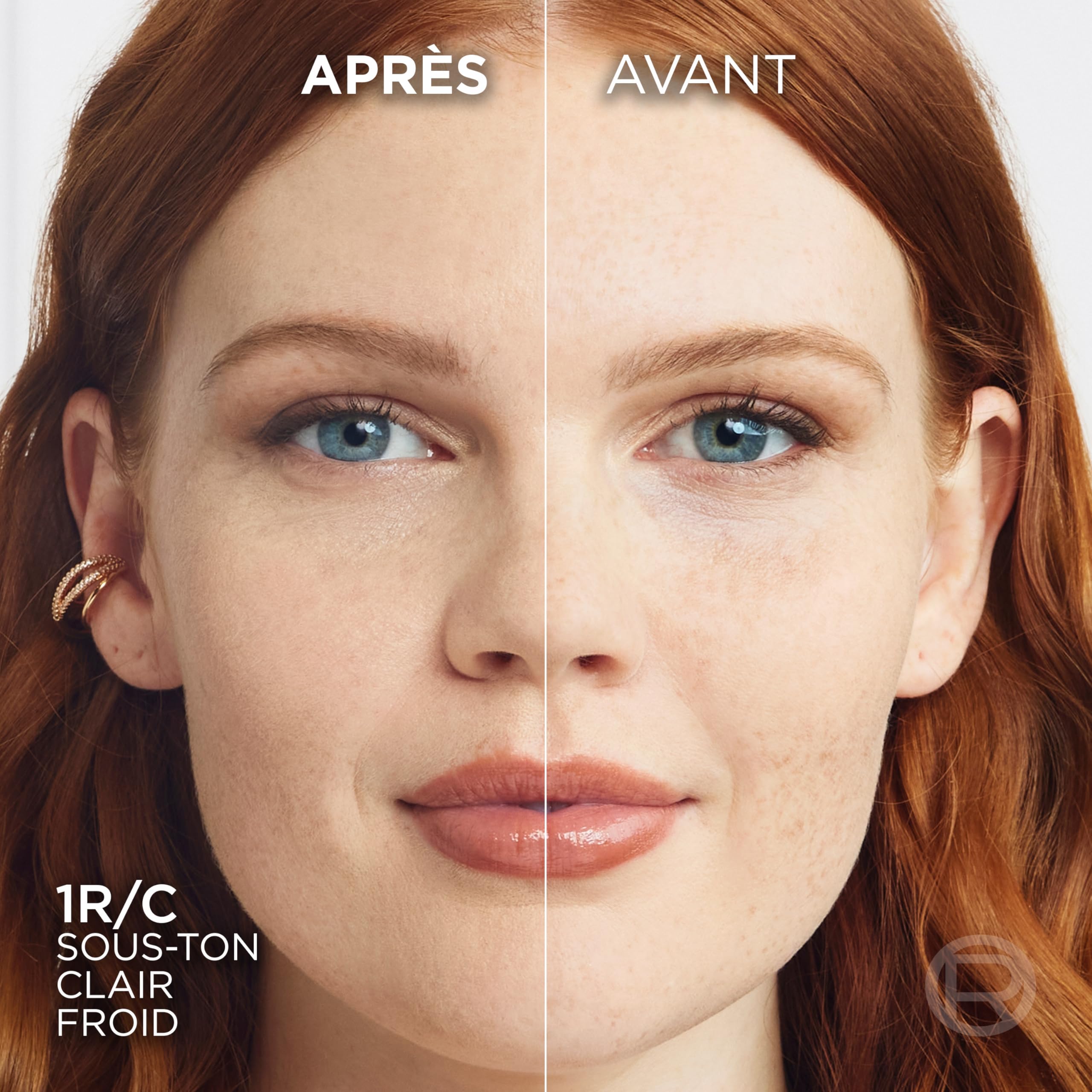 L'Oréal Paris True Match puder prasowany, optyczne wygładzenie i wyrównanie, C1 Rose Ivory, 9 g