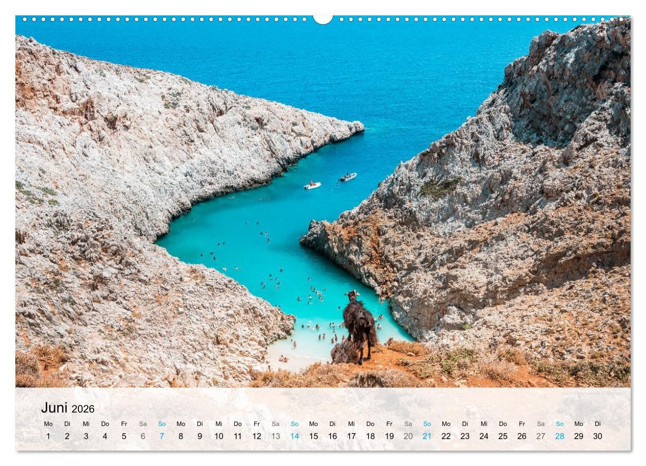 Griechenland - Inselparadies in Europa (hochwertiger Premium Wandkalender 2026 DIN A2 quer), Kunstdruck in Hochglanz: Schönste Fotos der Griechischen Inseln (CALVENDO Orte)