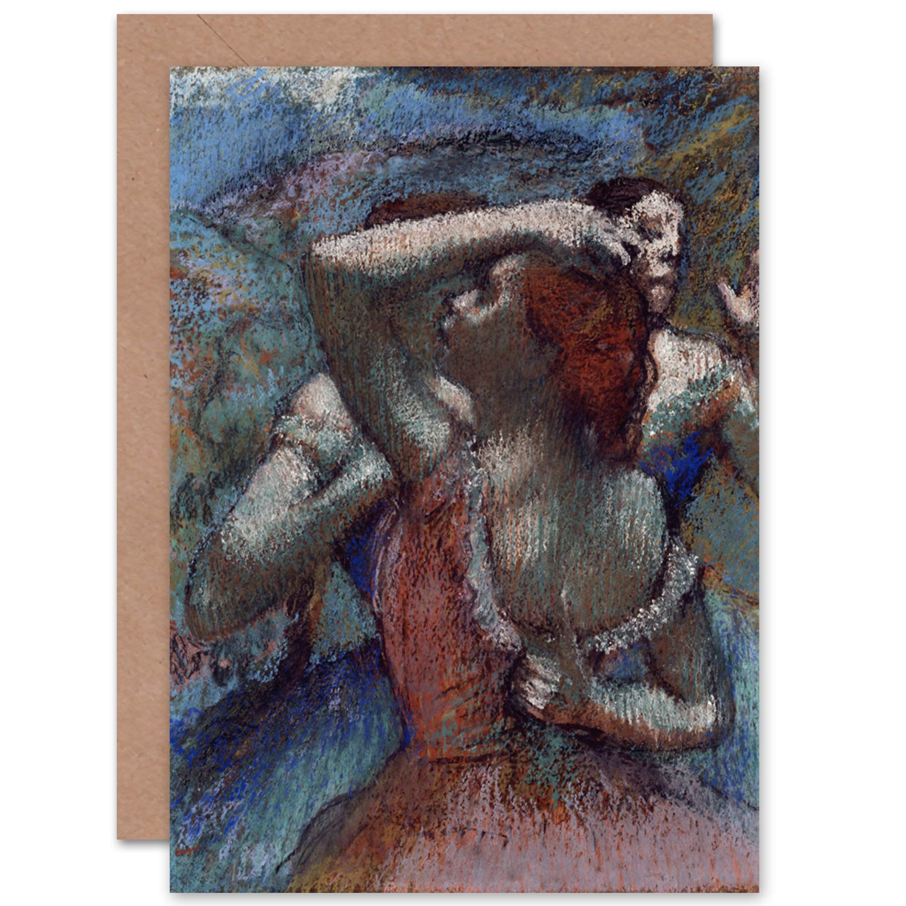Artery8 Dancers Edgar Degas Ballet Fine Art Greeting Card Plus Envelope Blank Inside