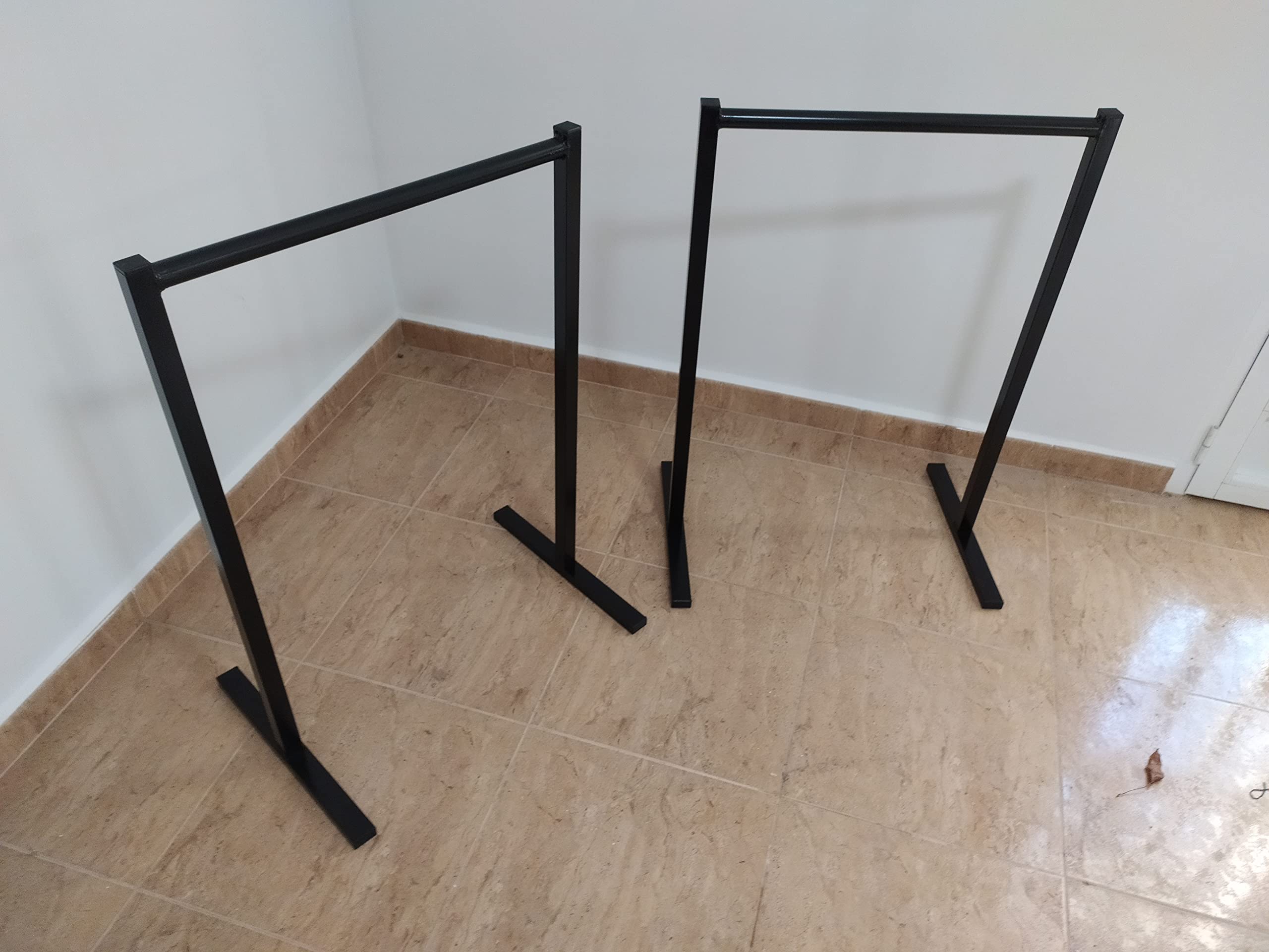 Barras Paralelas Fitness para Calistenia - Desconocido - Hierro - Negro - Unisex - Atletas y Enthusiastas del Fitness que entrenan en casa o al aire libre