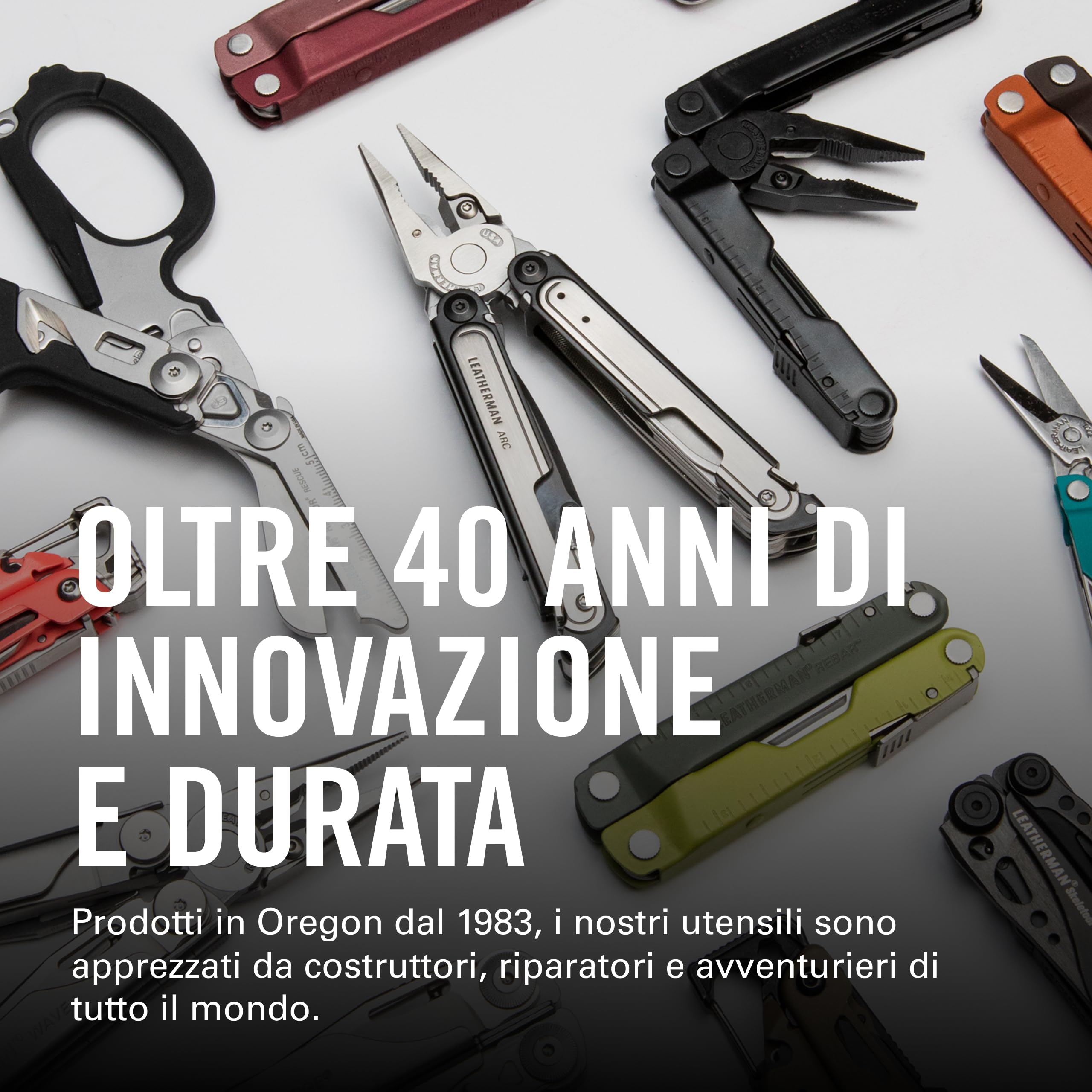 Leatherman Curl Multiutensile - 15 Strumenti per l'Outdoor e il Campeggio - Acciaio Inossidabile