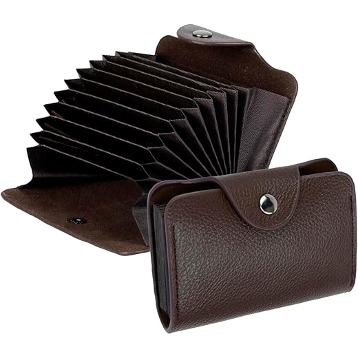 Storite 9 Slots Card Holder Wallet 2 cm