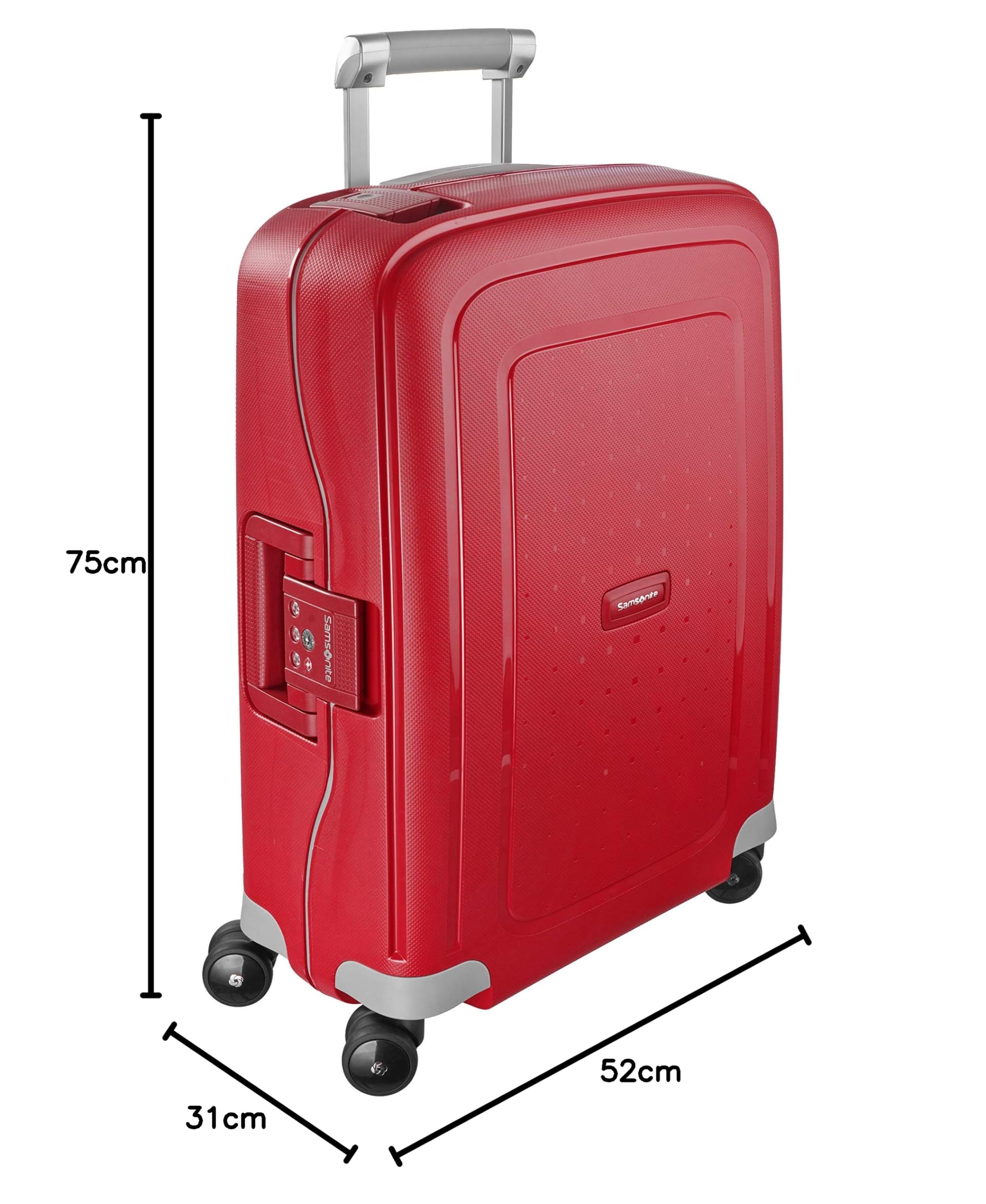 Samsonite S'Cure - Spinner S, Equipaje de Mano, S (55 cm), 34 L, Azul (Dark Blue) — view 393