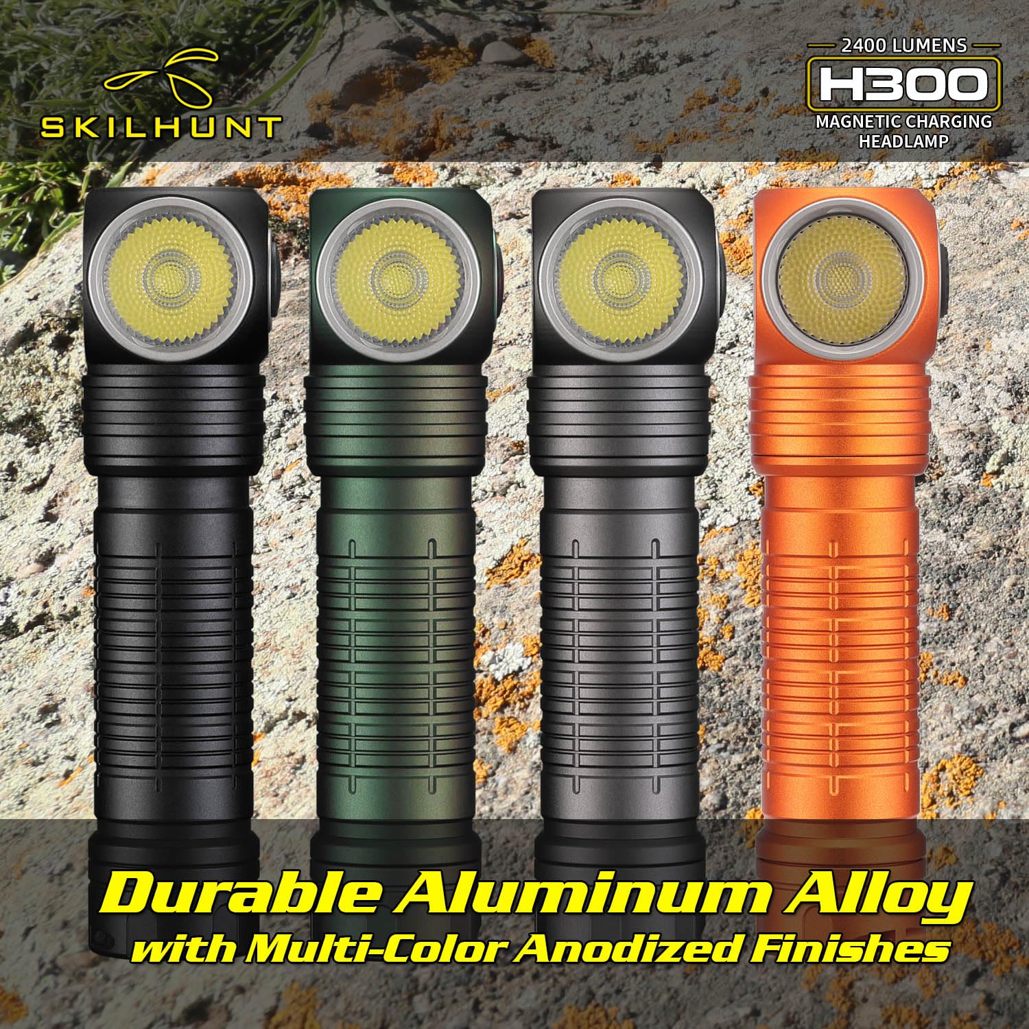 Amazon.com : SKILHUNT H300 Magnetic USB Rechargeable Headlamp