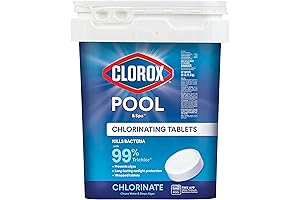 Clorox CLOROX Pool&Spa Active99 3" Chlorinating Tablet, Kills Bacteria & Stops Algae, 35LB