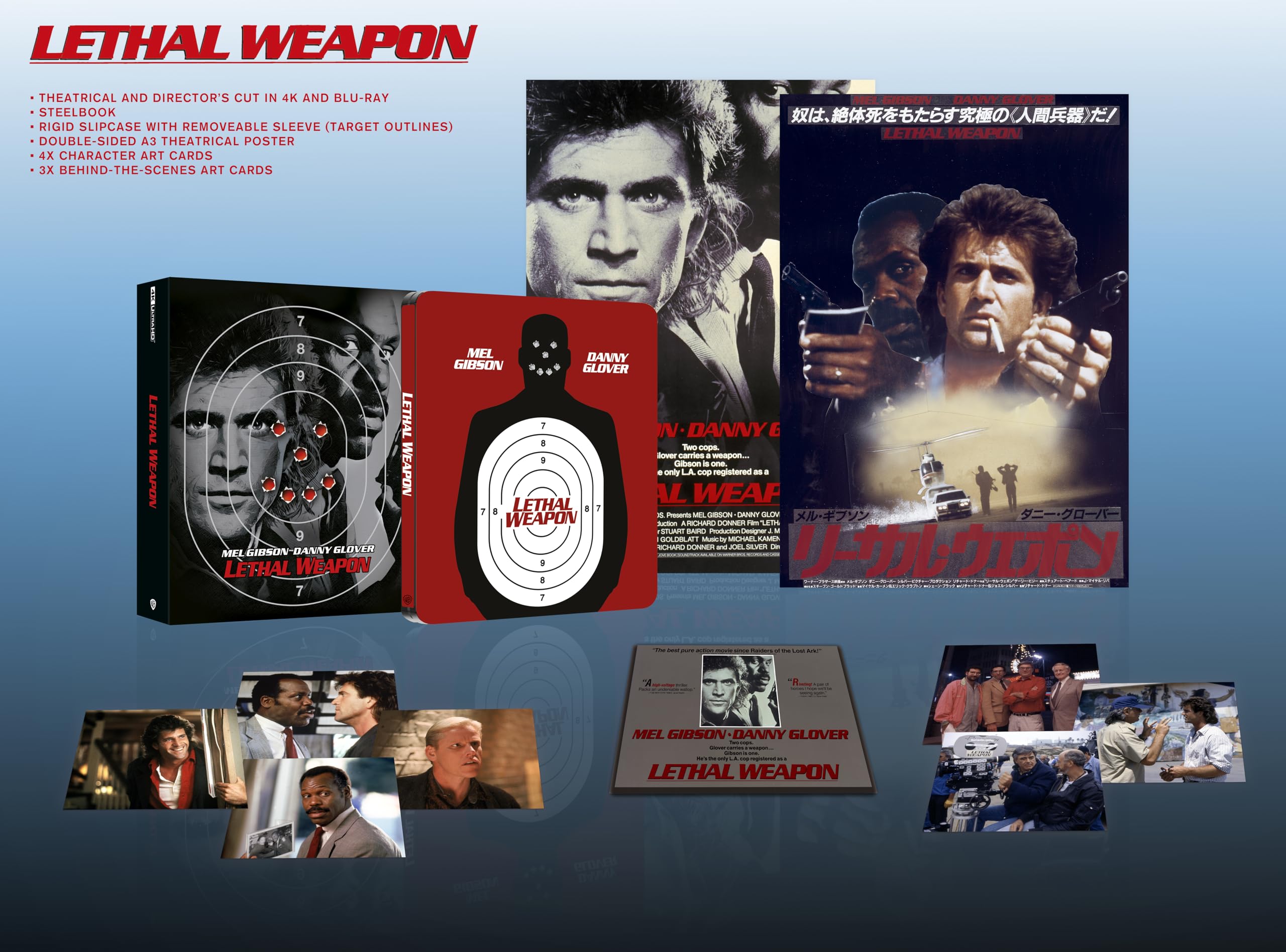 Lethal Weapon Collector's Edition with Steelbook [4K Ultra HD] [1987] [Blu-ray] [Region Free]