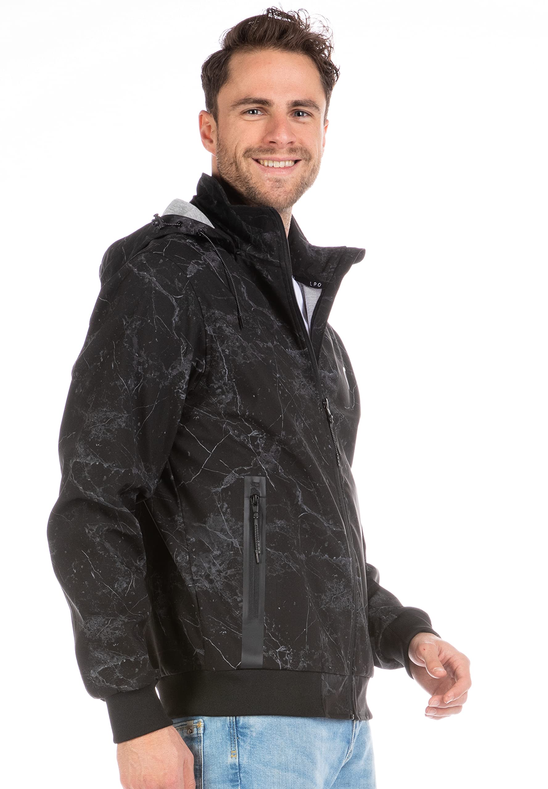 LPO Kurtka softshellowa softshell Vito kurtka funkcyjna męska, szary, 56
