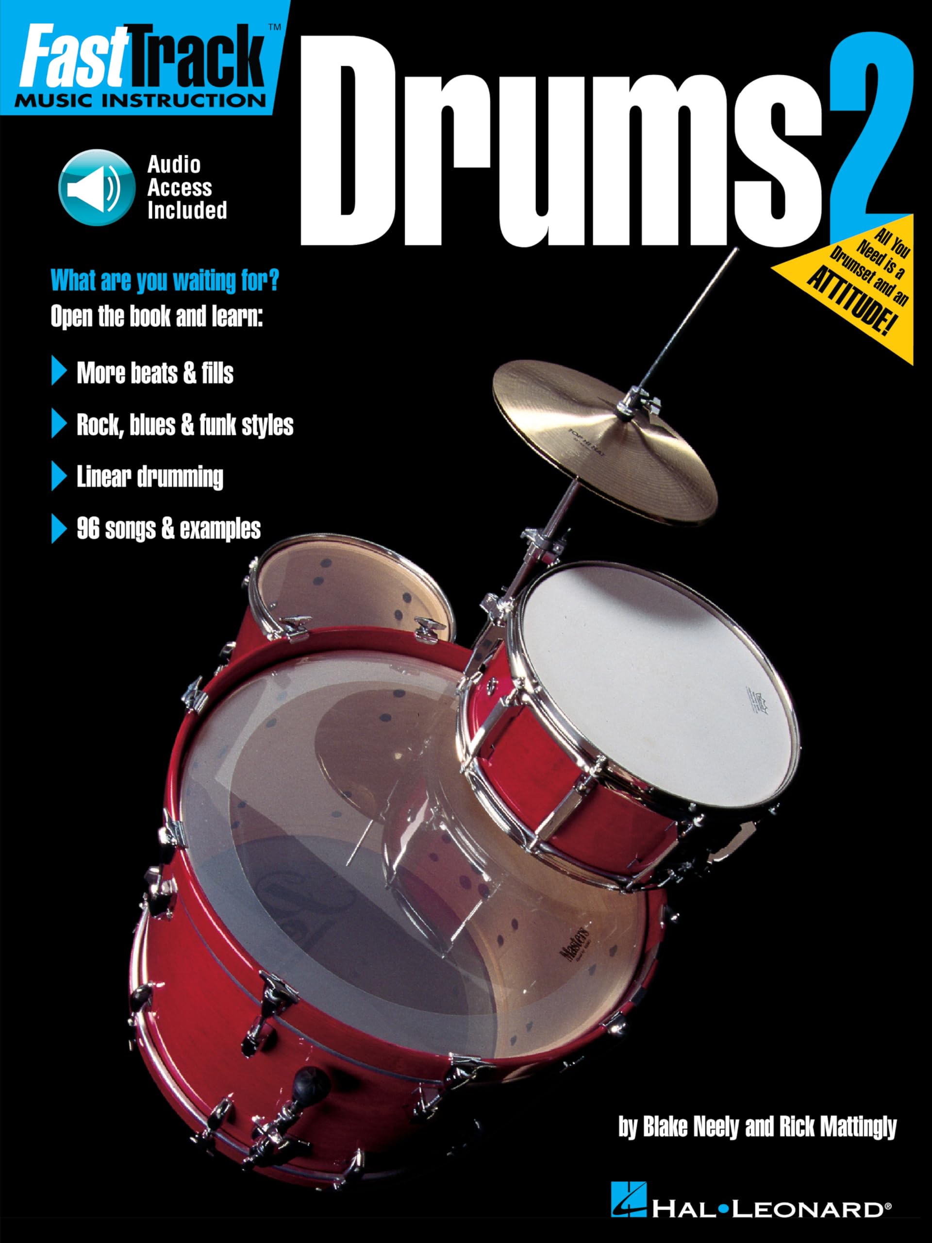 Fasttrack Drums Method - Book 2 [With CD] (Fasttrack Series)