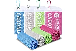 4 Pack Cooling Towel for Heat (40"x12")