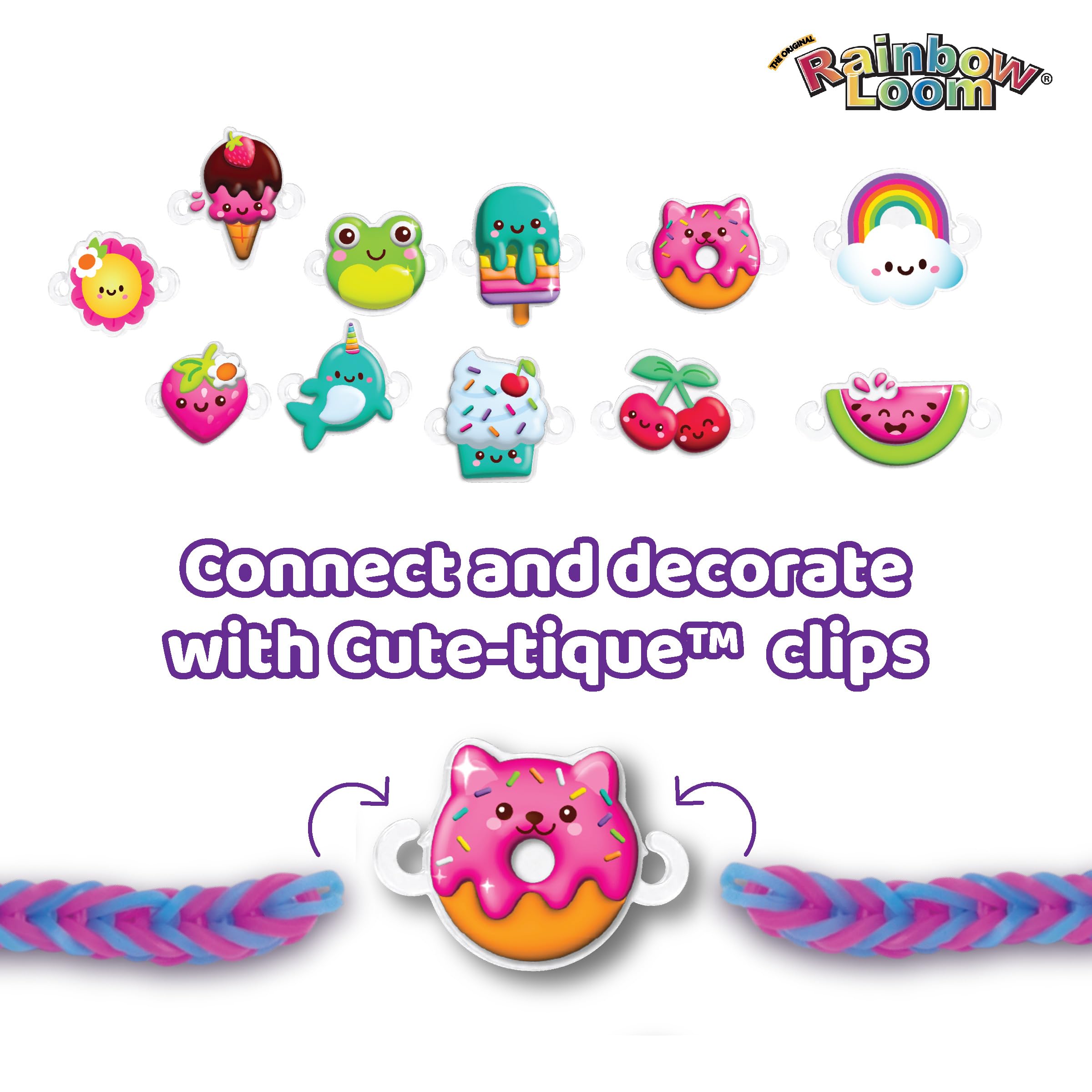 Rainbow Loom Cutie Club Craft Kit featuring the Auto Loom, Ages 7+