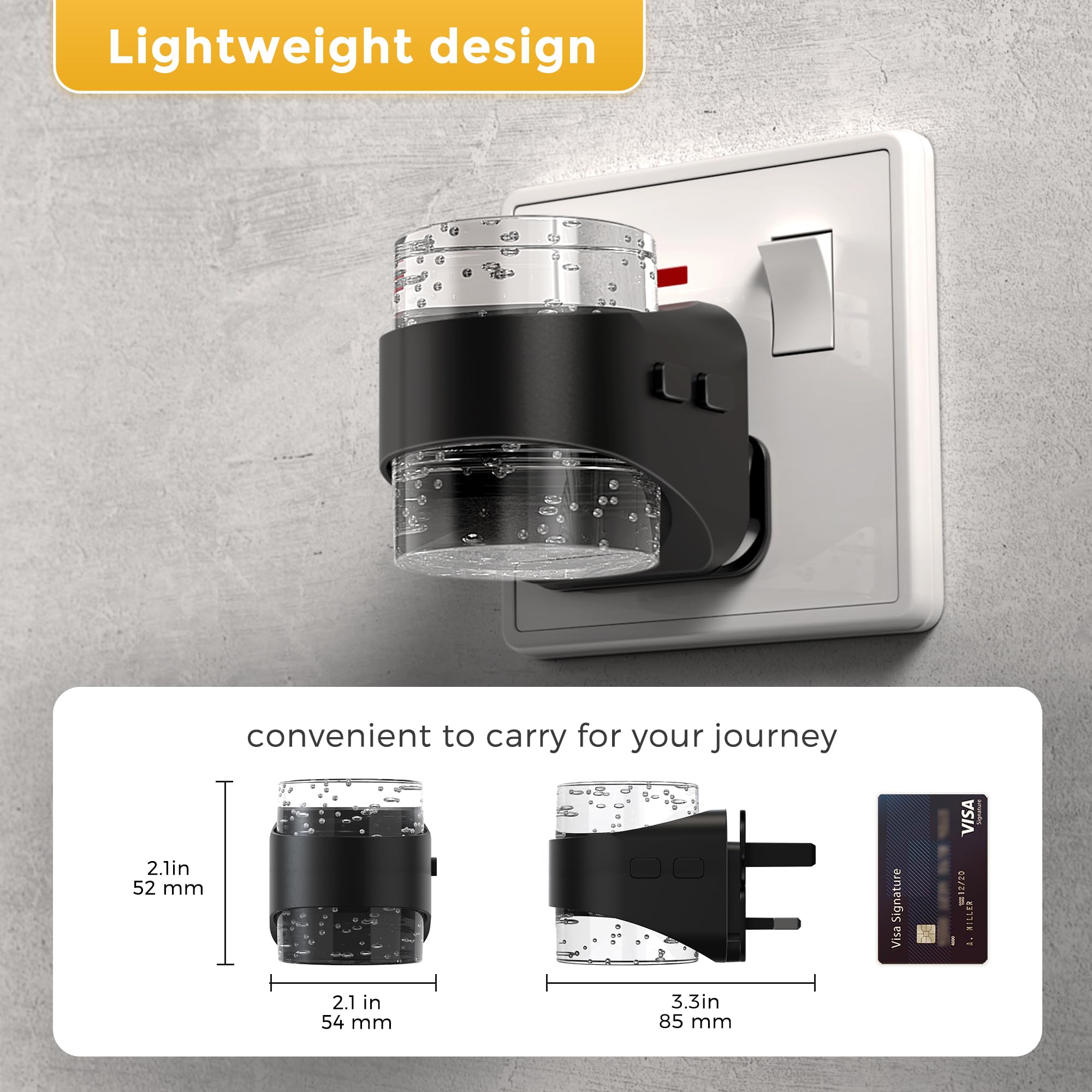 LOHAS-LED Night Light Plug in Wall, Automatic Dusk to Down Acrylic Nightlight - Image 4