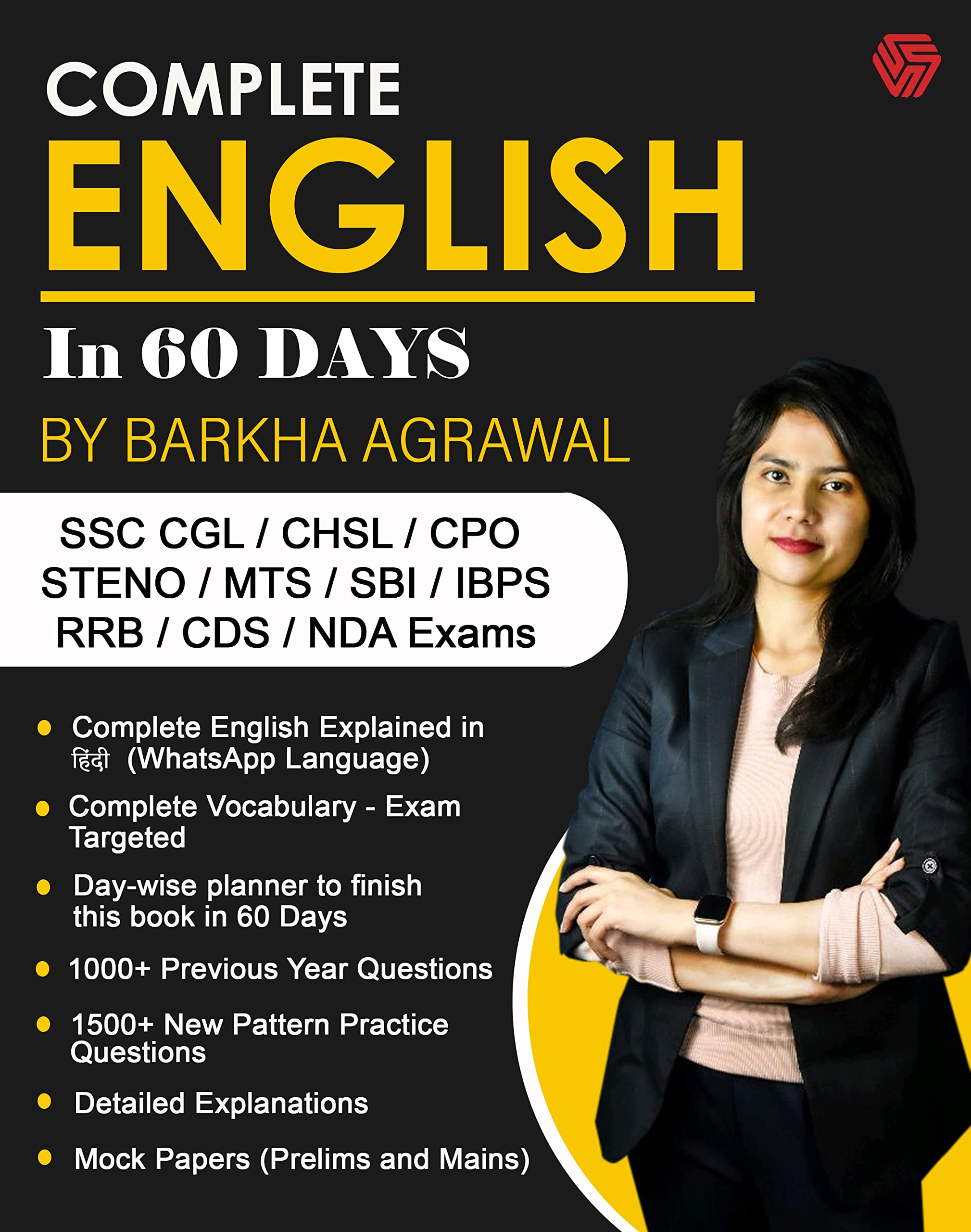 COMPLETE ENGLISH IN 60 DAYS WITH BARKHA AGRAWAL Unknown Binding – 22 February 2022