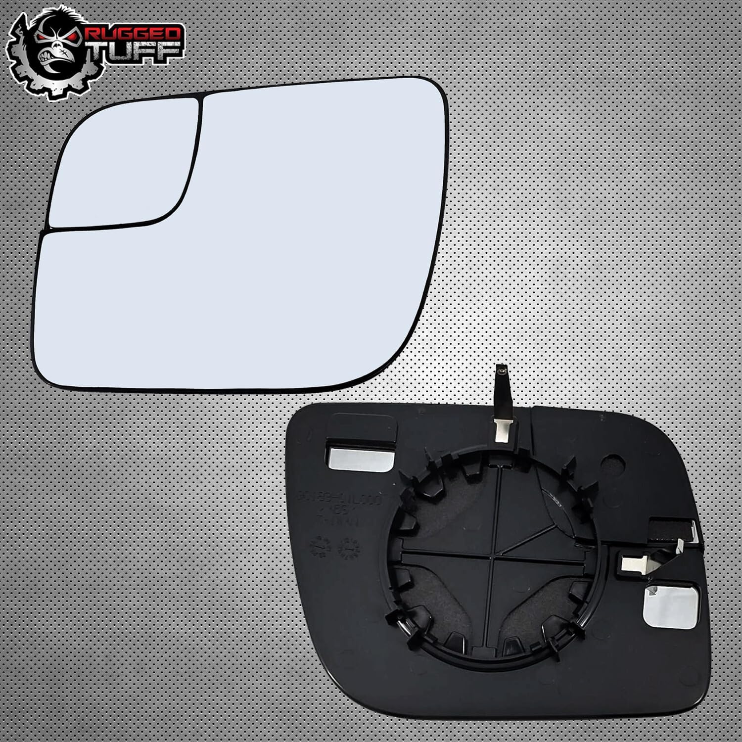 Driver Side Mirror Glass Replacement For 2011-2019 Ford Explorer, 2013-2021 Ford Police Interceptor Left Door Mirrors Flat Non-Heated BB5Z17K707L BB5Z17K707M