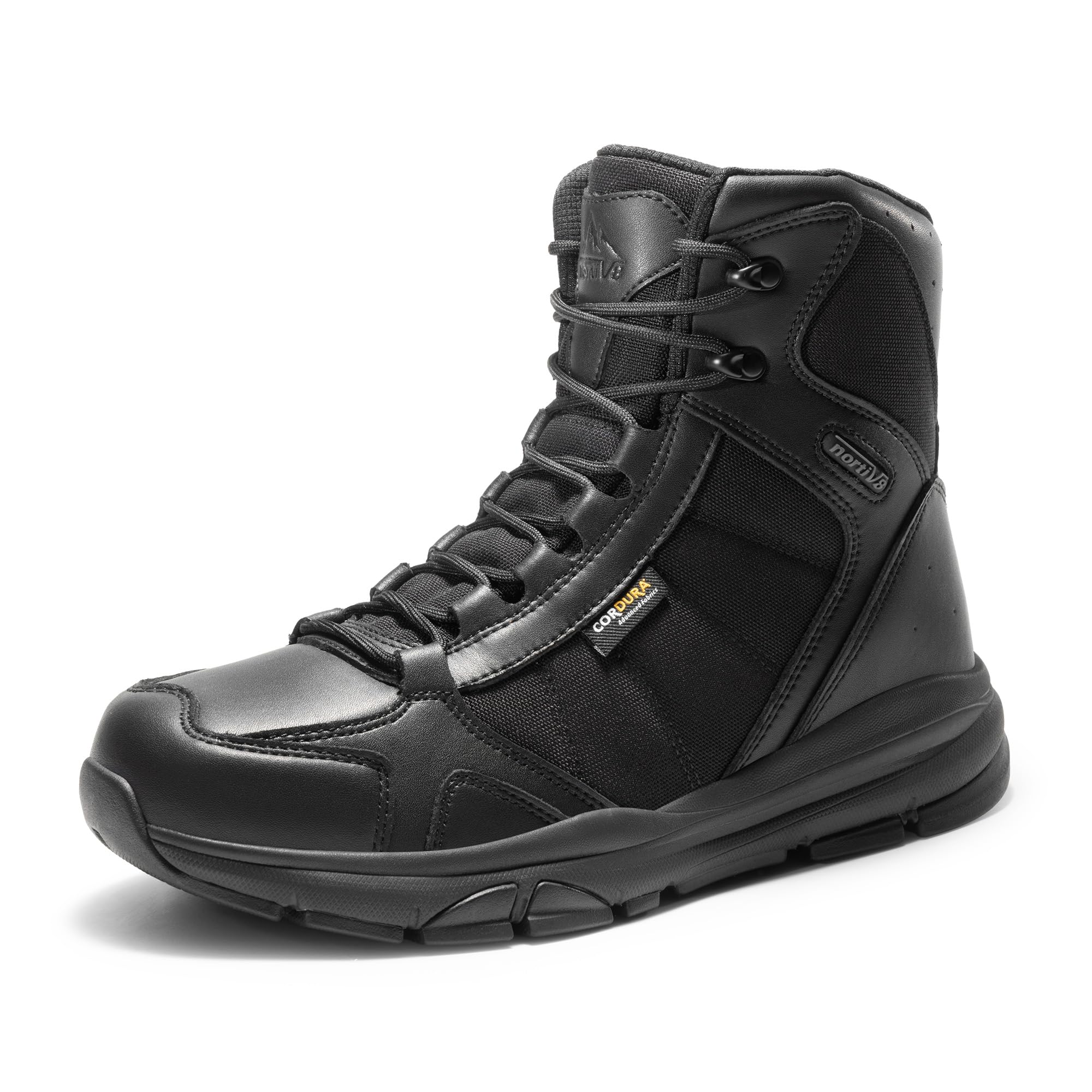 NORTIV 8 Men's Lightweight Military Tactical Work Boots Outdoor Hiking Motorcycle Combat Boots