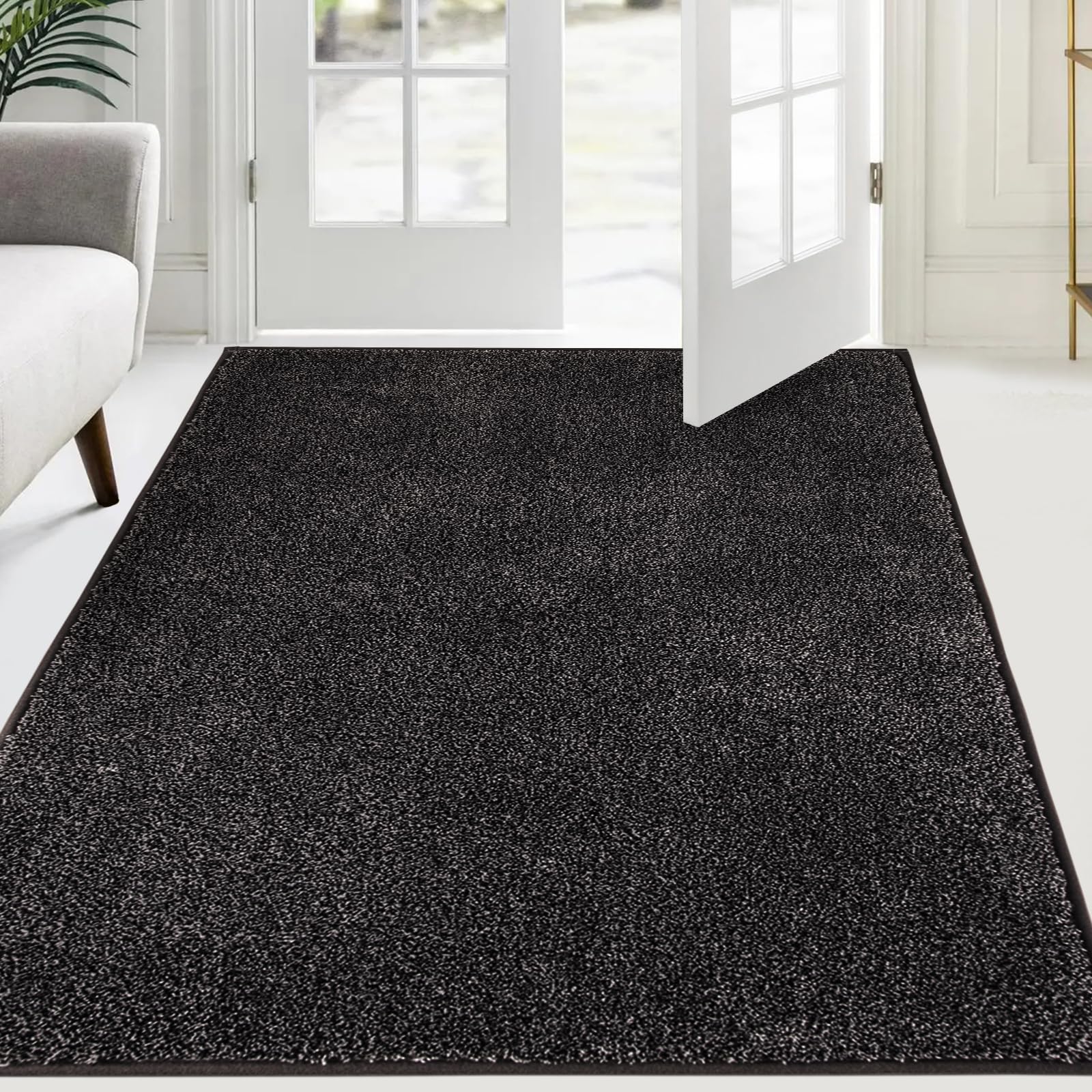 FCSDETAIL Tappeto Antiscivolo 120 x 180 cm, Zerbino d'Ingresso Interno | Antiscivolo Lavabile in Lavatrice, per Salotto, Cane, Porta e Corridoio
