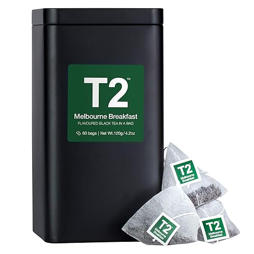 T2 Tea Melbourne Breakfast Black Tea, Tea Bags in Tea