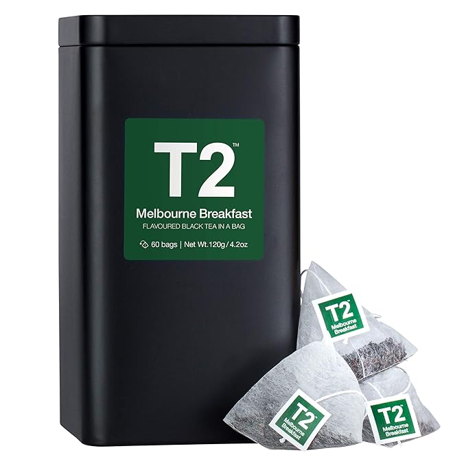 T2 Tea Melbourne Breakfast Black Tea, Tea Bags in Tea