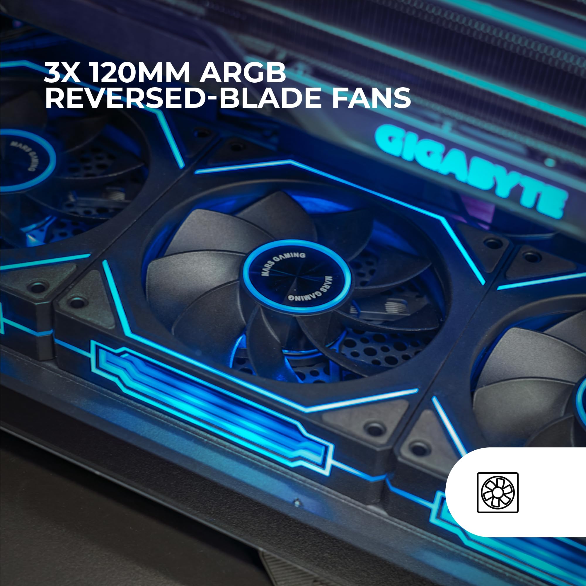 Kit 3 Ventilateurs MARS GAMING MF-LINKFINITYKIT2R RGB 120mm 🔥 | Refroidissement Silencieux & Éclairage ARGB Adressable | MEGA PC | GIGA TECH