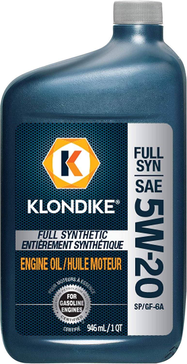 KLONDIKE® 5W20 SP/GF6A Full Synthetic Engine Oil, 1 L Bottle Amazon
