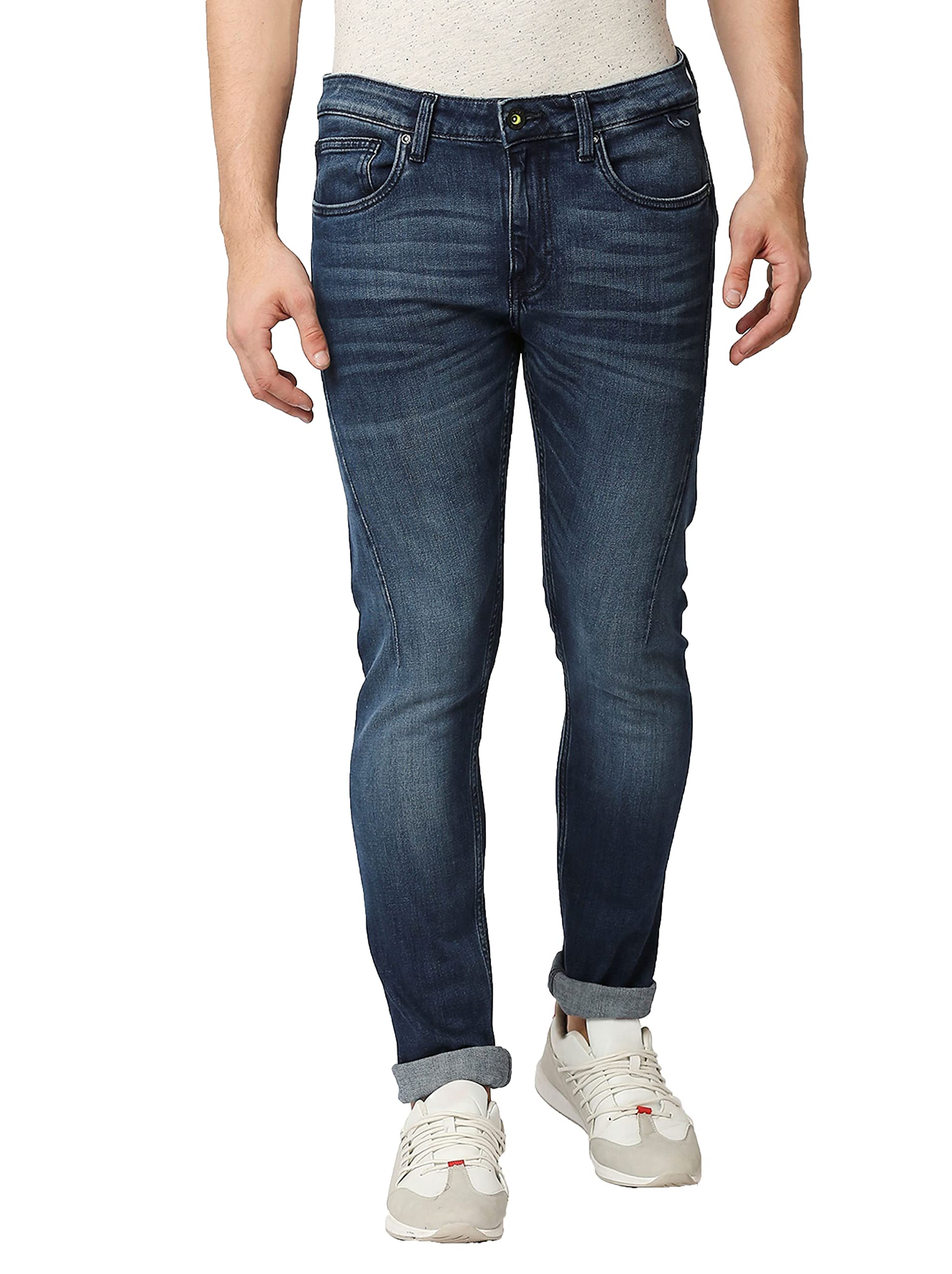 WAIMEA Men Blue Slim Fit Stretchable Denim Jeans