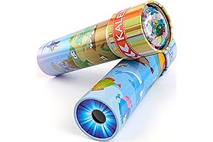 Classic Tin Kaleidoscopes: Discover Hidden Animals, Crystal Clear Views and Vintage Retro Toys