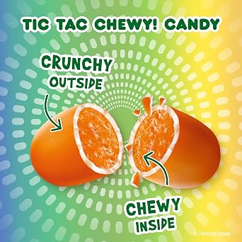 TIC TAC CHEWY! Sour Adventure, Sour Candy, Bulk 24 Pack, Fruity Chewy Candy, 1.8 oz Each (Packaging May Vary)