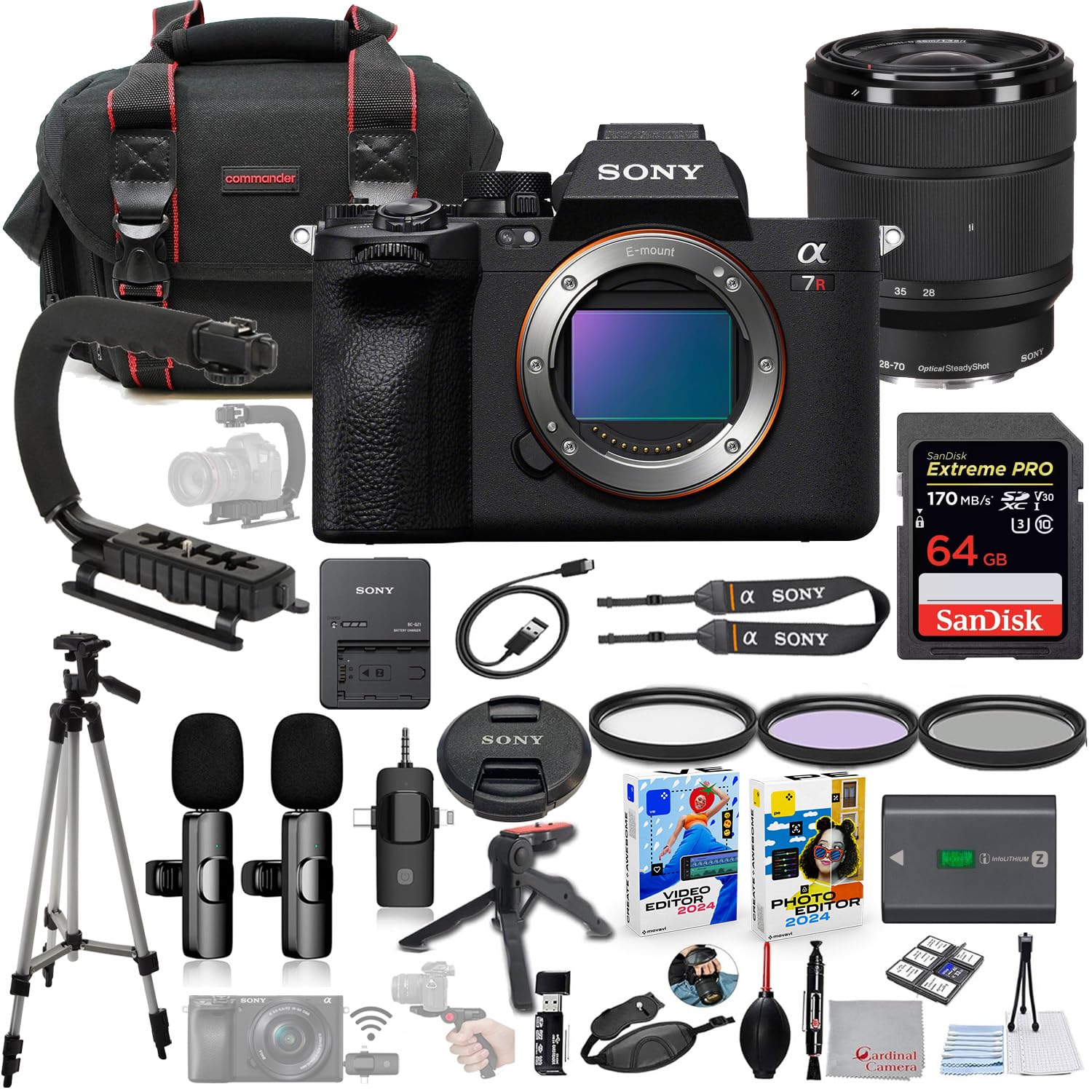 Amazon.com : Sony a7R V Mirrorless Camera with 28-70mm Lens Bundle
