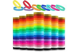 200 Pcs Christian Silicone Bracelets with Engraved Jesus Loves You Message