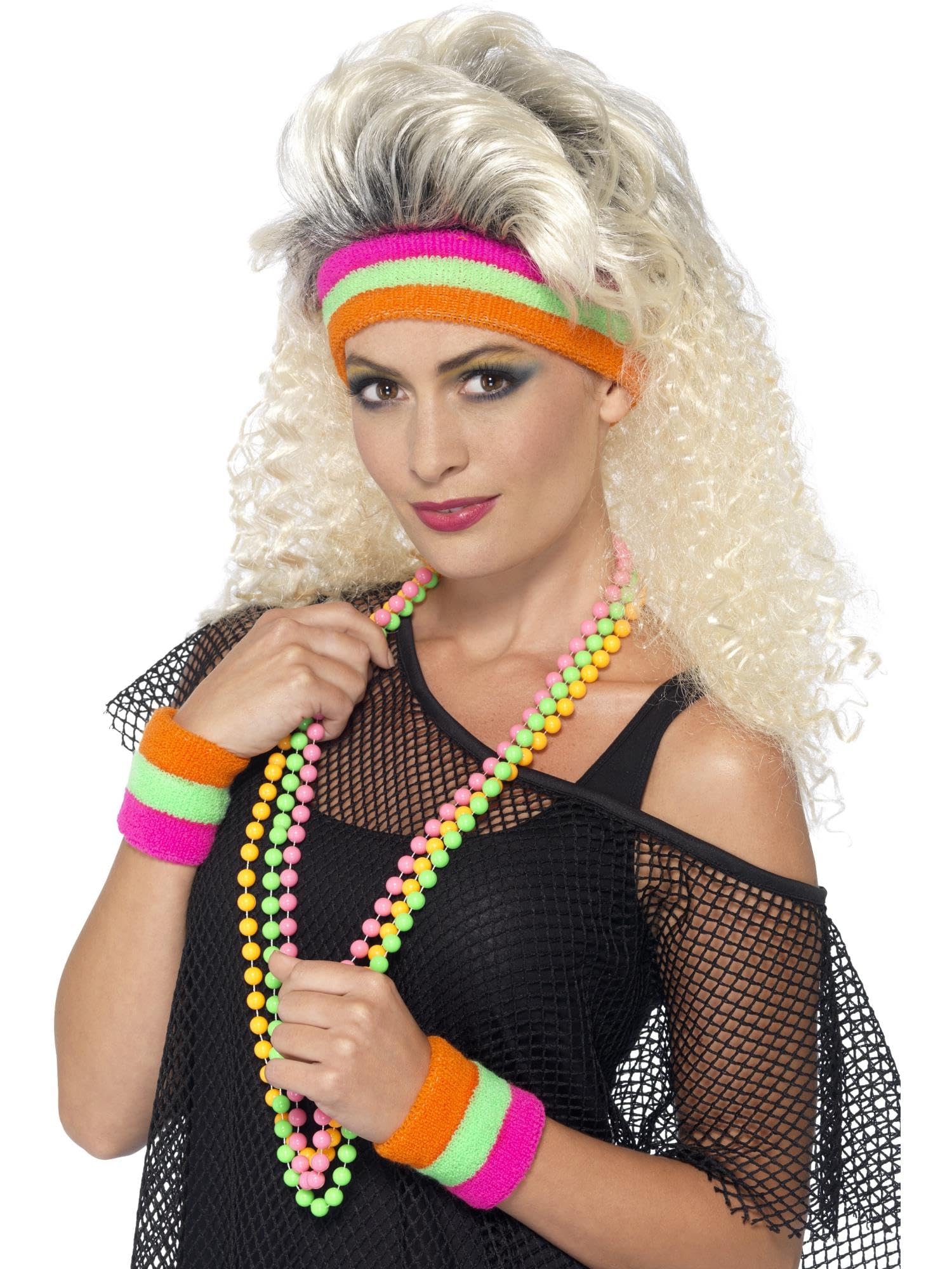Smiffys Women's Neon Sweatbands