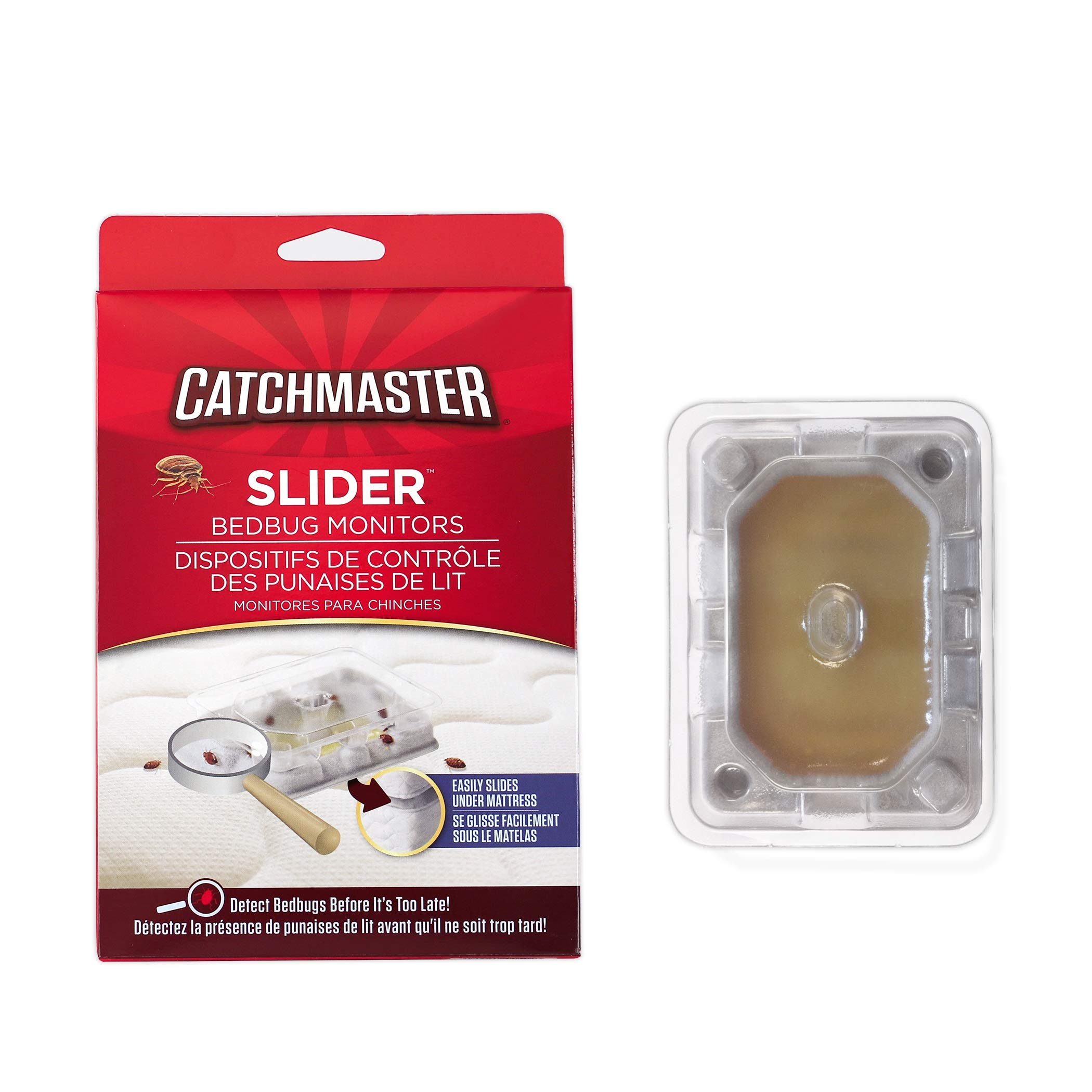 Buy Slider Bed Bug & Insect Monitor by Catchmaster Pack of 12 Traps, Ready to Use Indoors