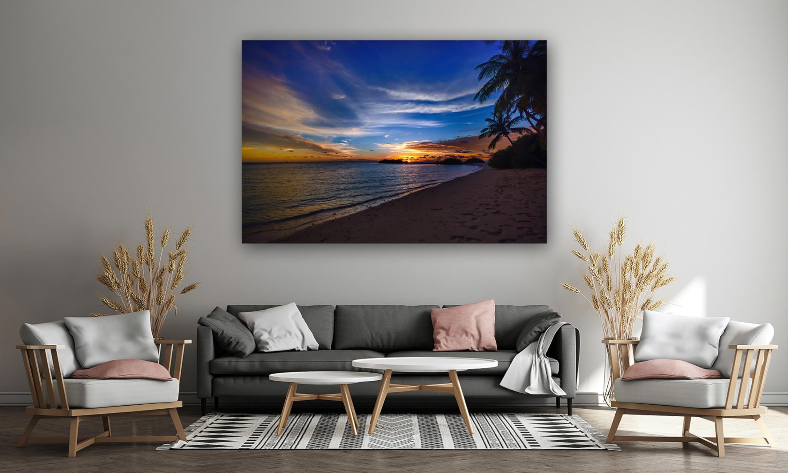 Amazon.com: NHLDZYH Seascape Canvas Prints - Beach Scenery
