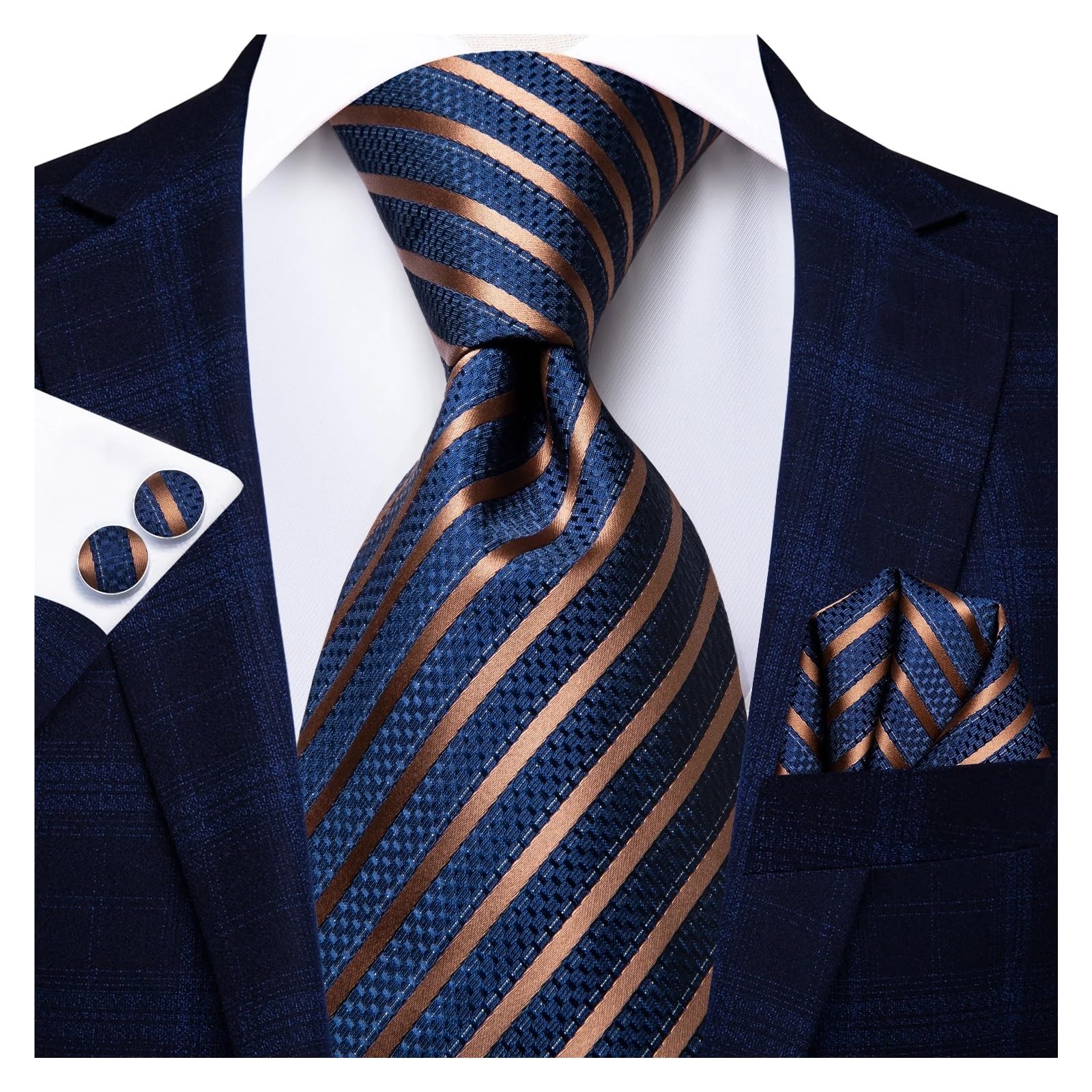 Cravatta da uomo in seta 8,5 cm, for, formale, matrimonio Per Sposa Matrimonio Festa Lavoro