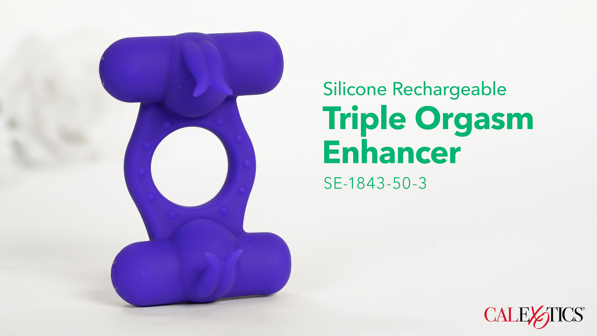 Amazon.com: CalExotics Silicone Rechargeable Triple Orgasm Enhancer Cock Ring Vibrator for Men - SE-1843-50-3 : Health & Household Amazon.com: CalExotics Silicone Rechargeable Triple Orgasm Enhancer Cock Ring Vibrator for Men - SE-1843-50-3 : Health & Household