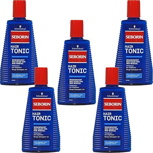 Tónico capilar Seborin Schwarzkopf para cabello fino, previene la caspa || 5 x 3