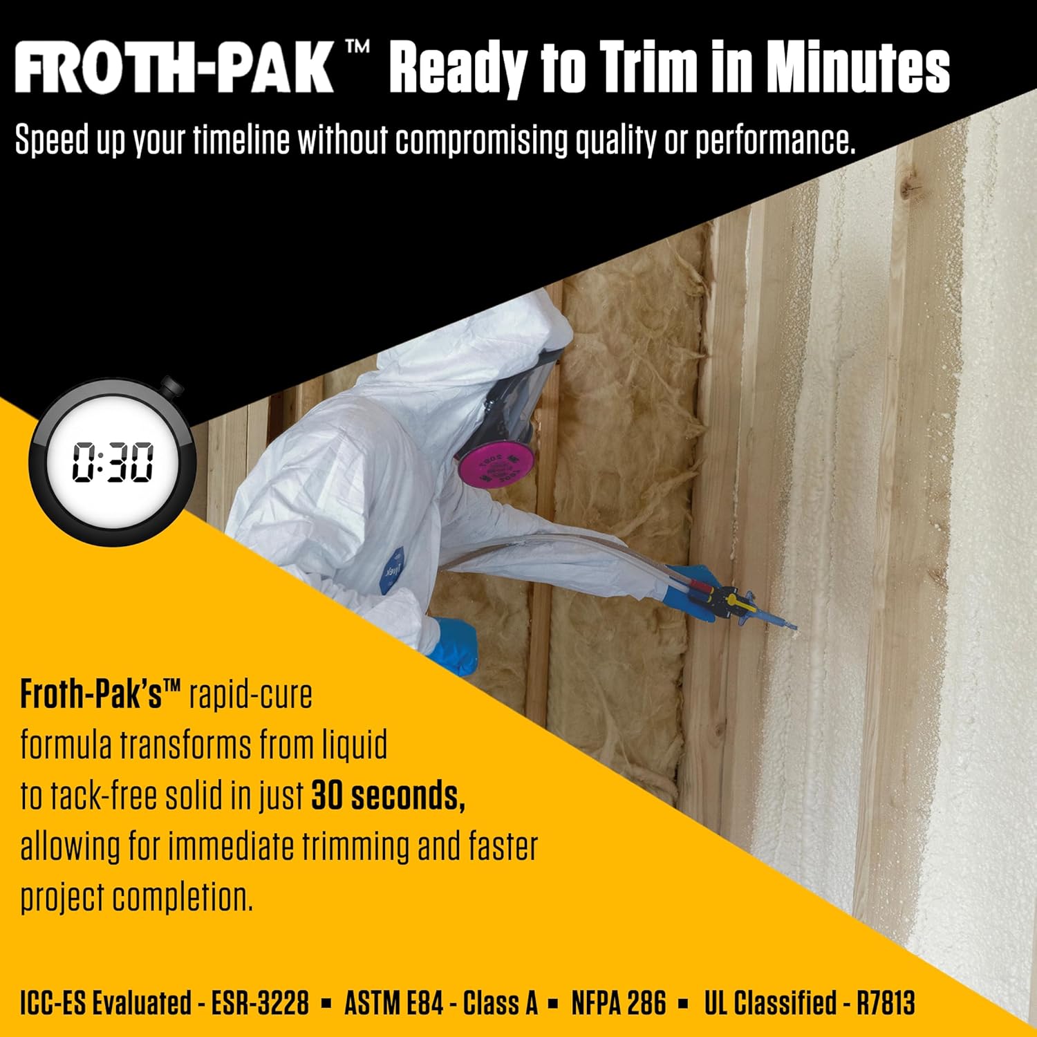 Froth Pak 200 Spray Foam Insulation Kit, 9 ft Hose – Closed Cell, 2 Part Foam Sealant, Yields Up to 200 Board ft