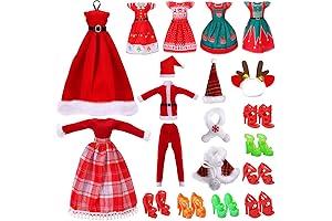 JANYUN Christmas Barbie Clothes and Accessories