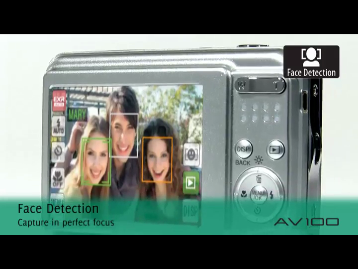 Fujifilm FinePix AV100 Digital Camera - Pink (12 MP, 3x Optical