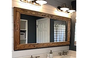 Herringbone Reclaimed Wood Framed Mirror