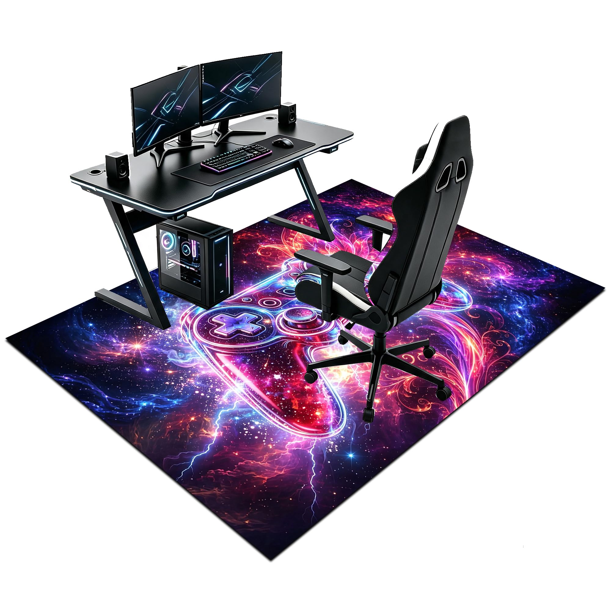 Tapis Chaise de Bureau Gaming Protection pour Les Sols 200 x 280 cm