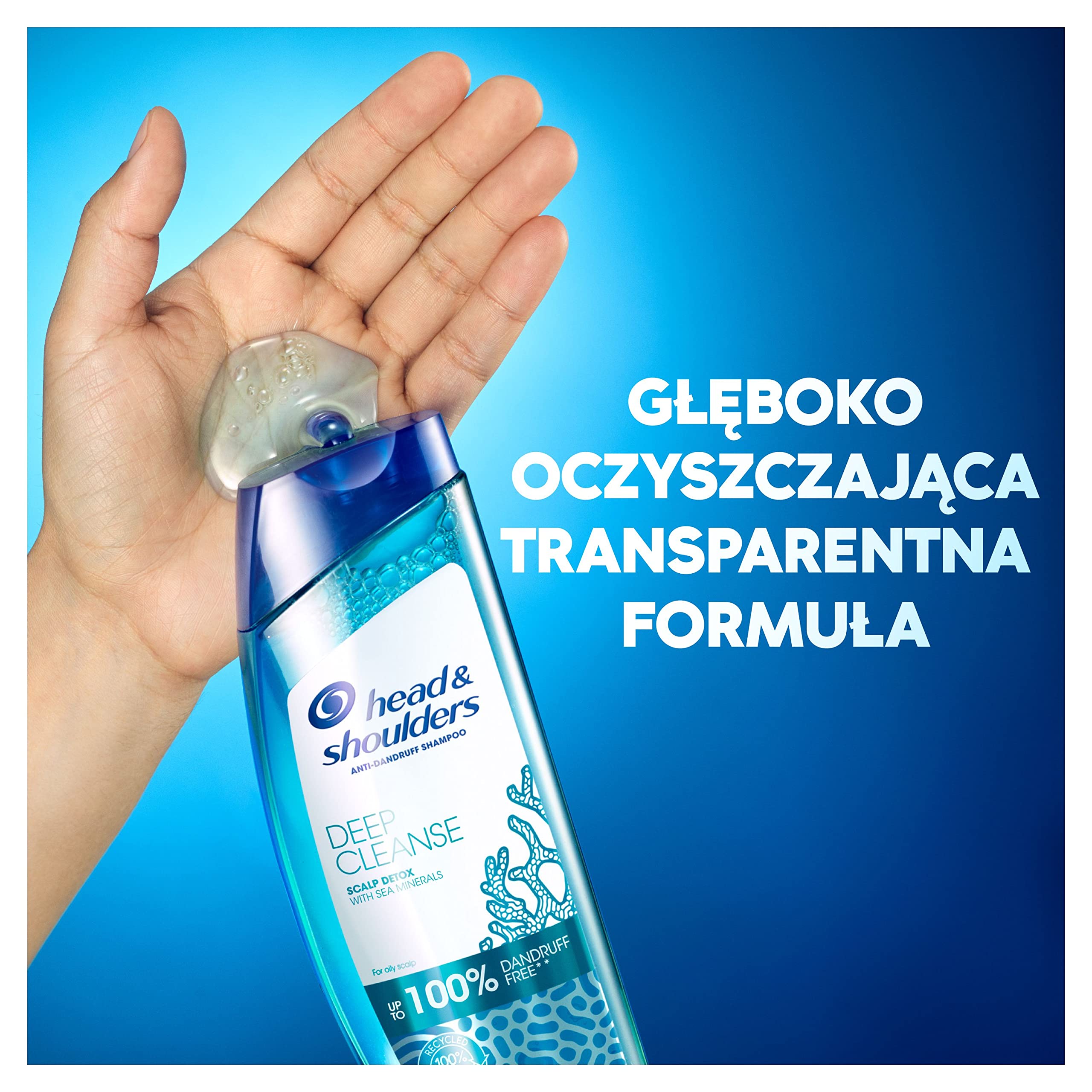Head and Shoulders Deep Cleanse Scalp Detox Szampon przeciwłupieżowy 300 ml