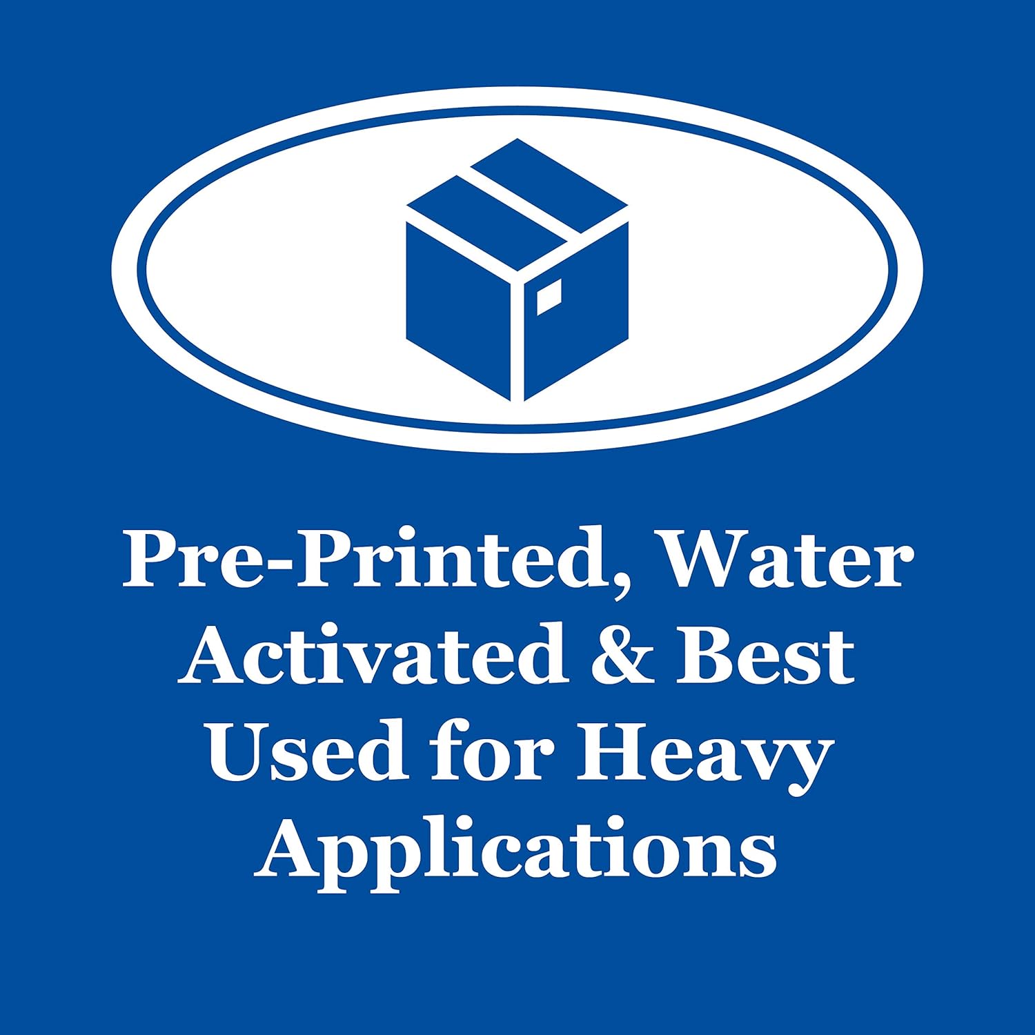 TapeCase 150KPT-2"Fragile" Printed Kraft Water Activated Tape 3" x 450' (1 Roll) : Office Products