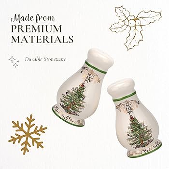 Amazon | SpodeクリスマスツリーゴールドSalt and Pepper Set | Spode Amazon | SpodeクリスマスツリーゴールドSalt and Pepper Set | Spode