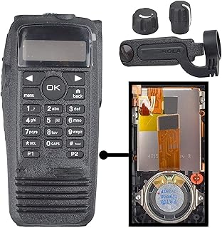 Amasu XPR6550 Black Front Housing Case with Speaker Mic Compitable with XPR6550 XPR6580 XIR P8268 XIR P8260 DGP6150 DP3600 DP3601 Radio