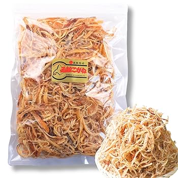 Amazon.co.jp: 北海道地元市場 函館こがね 国産 皮付き さきいか