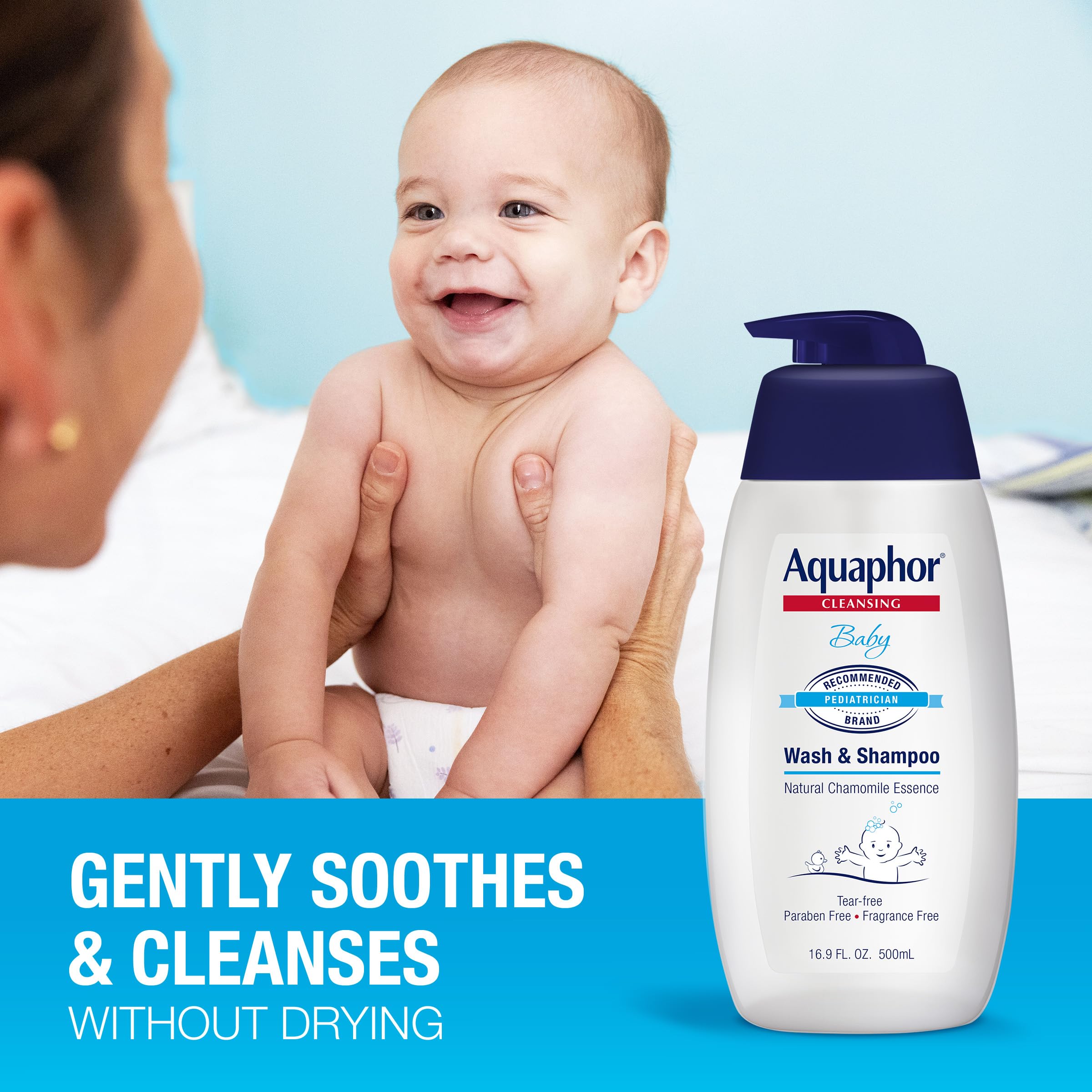 Aquaphor Baby Wash & Shampoo 16.9 Fluid Ounce
